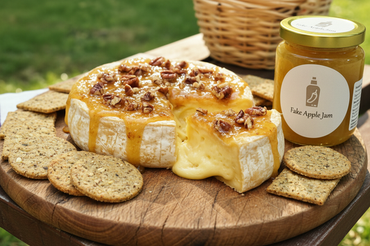 Recipe - Keto Baked Brie with Fake Apple Jam & Pecans 食譜 - 生酮焗布里芝士配偽蘋果醬及碧根果仁