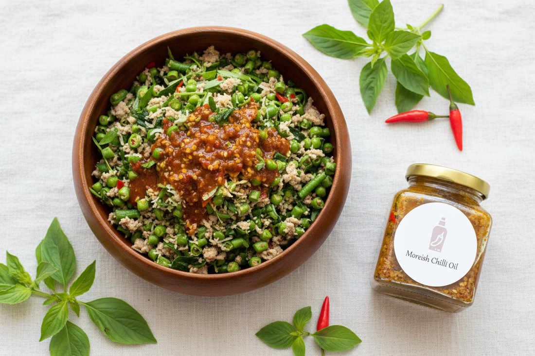 Recipe - Balinese Lawar with Moreish Chilli Oil 食譜 - 峇里島拉瓦沙律配返尋味辣油