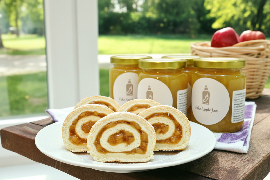 Recipe - Keto Cream Cheese & Fake Apple Jam Pinwheels 食譜 - 生酮忌廉芝士偽蘋果醬卷