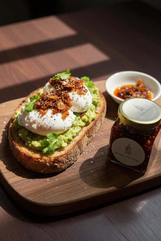 牛油果多士配勁正辣脆 | Avocado Toast with Divine Chilli Crisps