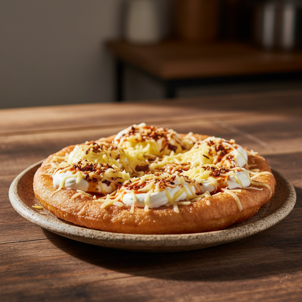 Recipe - Hungarian Lángos with Divine Chilli Crisps 食譜 - 匈牙利炸麵包配勁正辣脆