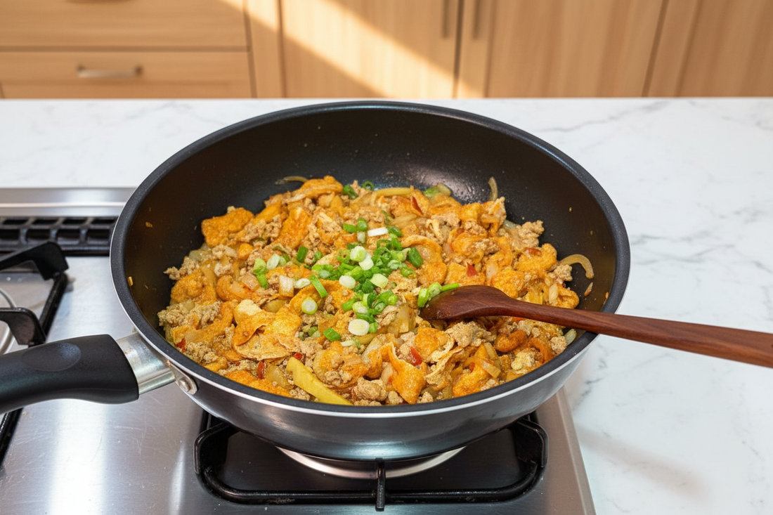 Recipe - Mapo Tofu Puffs with Divine Chilli Crisps｜食譜 - 麻婆豆腐卜配勁正辣脆