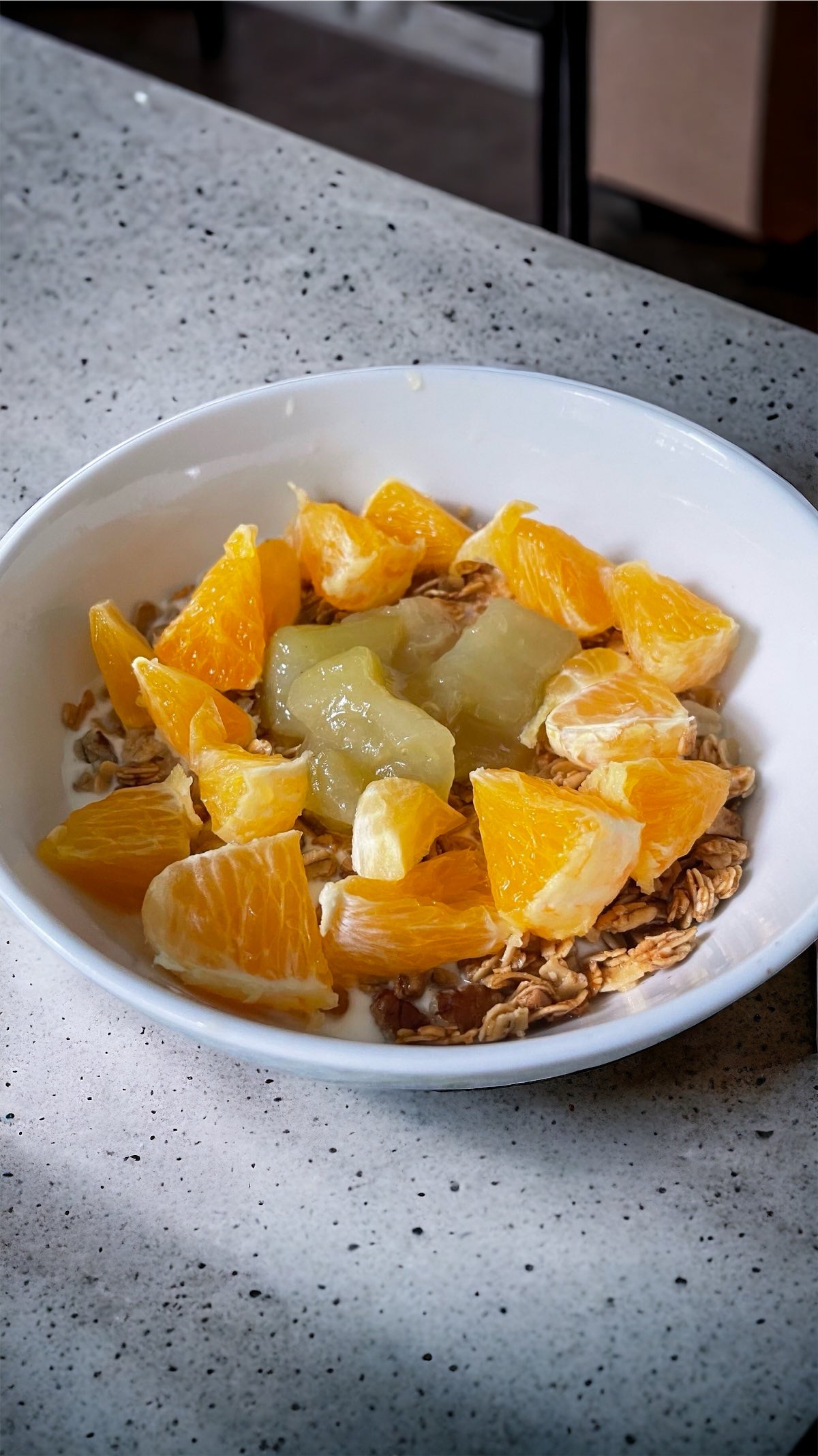 Rustically Handmade Fake Apple Jam Orange Granola