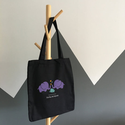 Rustically Handmade Tote Bag Black Armenia