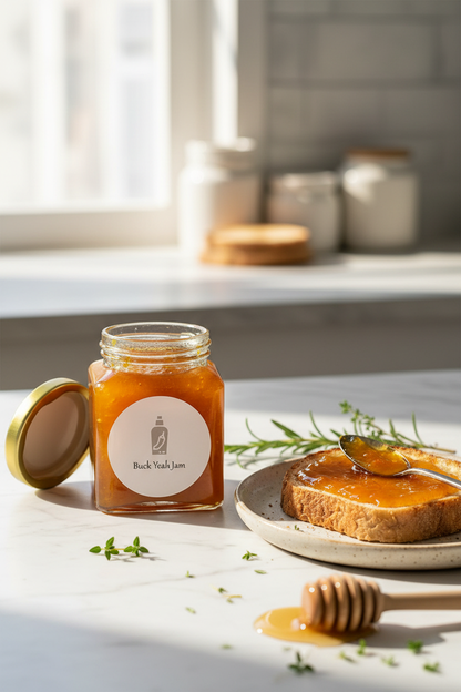 Buck Yeah Jam - Kitchen open jar
